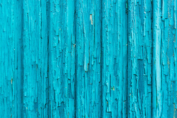 Fototapeta na wymiar Old blue grunge and vintage wood wall