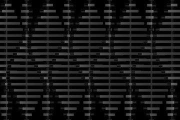 Background geometric black color pattern abstract concept 3D rendering
