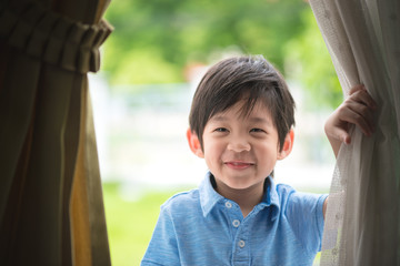 Cute asian child