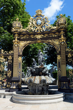 Amitrite Brunnen am Platz Stanislaus in Nancy