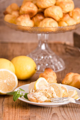Lemon Profiteroles. 