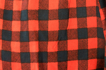 Lumberjack plaid pattern fabric