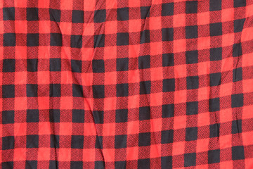 Lumberjack plaid pattern fabric