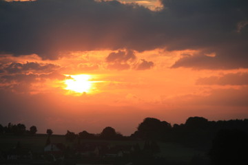 Abendrot am Bodensee
