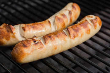 Wurst auf dem Grill - Bratwurst 