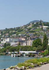 Fototapeta na wymiar View on Montreux Swiss