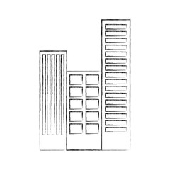 buildings cityscape scene icon vector illustration design