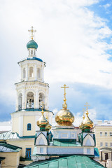 Fototapeta na wymiar The view of the Orthodox Church