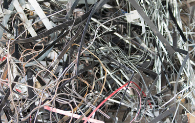 scrap metal and zinc background