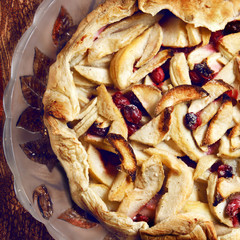 Tarte aux canneberges