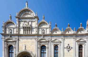 Fototapeta na wymiar Classical style building in Venice, ITALY