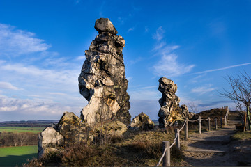 Teufelssteine Weddersleben am Harznordrand
