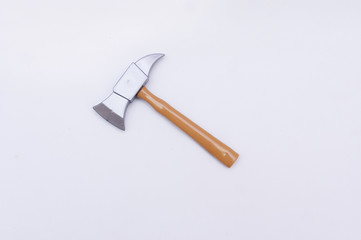 Axe Toys Over White Background