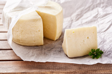 fresh cheese wuth parsley