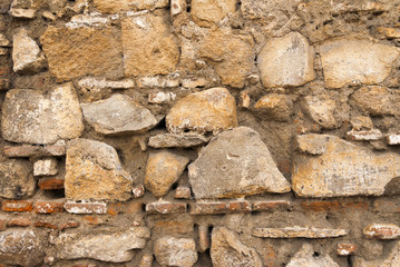 Old brick wall background colors. Antigua Guatemala
