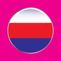 Russia flag button