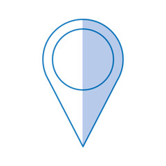 pin pointer location icon vector illustration design