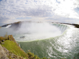 Niagara falls view from Canada
