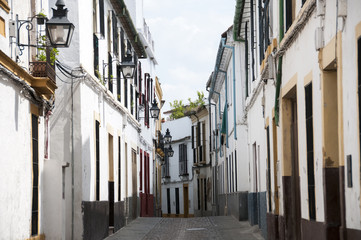 Narrow street in Cordoba, Spain