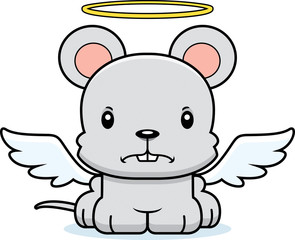 Cartoon Angry Angel Mouse