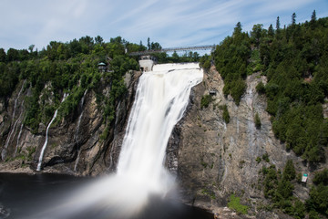 Fototapeta na wymiar The beautiful Montmorency Falls - Quebec - Canada