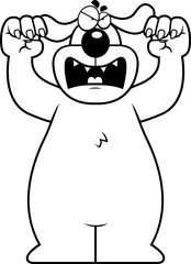 Cartoon Dog Attacking