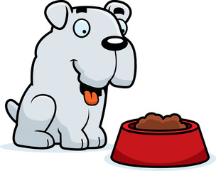 Cartoon Bulldog Food