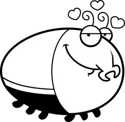 Cartoon Beetle in Love
