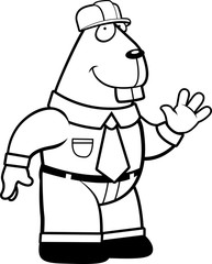 Obraz premium Beaver Foreman