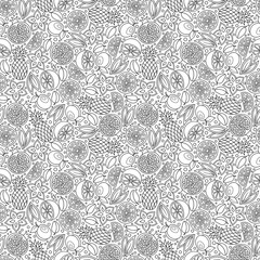 Coloring book page. Adult antistress therapy.