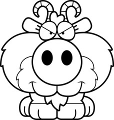 Fototapeta premium Cartoon Sly Goat