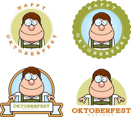 Cartoon Oktoberfest Boy Graphic