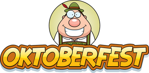 Cartoon Oktoberfest Man Graphic