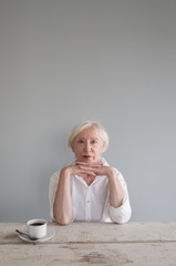 Portrait einer Seniorin