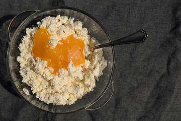 Cottage cheexe with honey