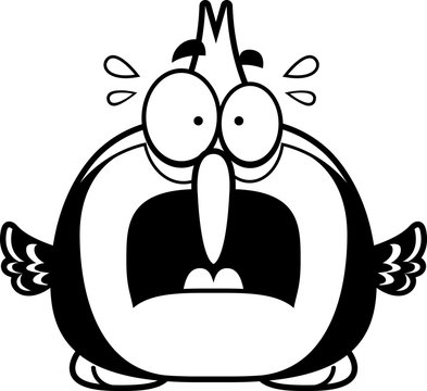 recommend clip art: Scared Little Woodpecker