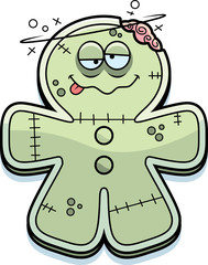 Drunk Cartoon Gingerbread Zombie