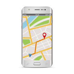 Smart phone with GPS navigation