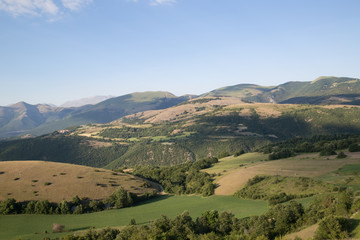 Fototapeta na wymiar Panorama, Monte San Bartolo