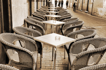 Cafe in the street