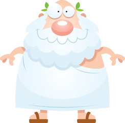 Naklejka premium Happy Cartoon Greek