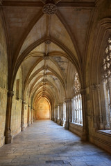 Cloister of the Monastery of Batalha. Portugal