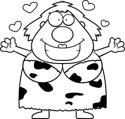 Cavewoman Hug