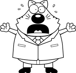 Scared Fat Cat