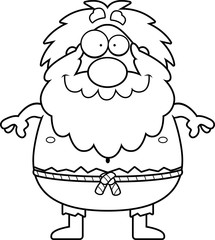 Happy Cartoon Hermit