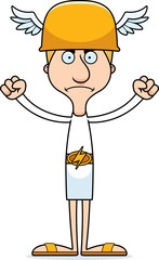 Cartoon Angry Hermes Man
