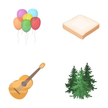 service, cooking and other web icon in cartoon style.music, travel icons in set collection.