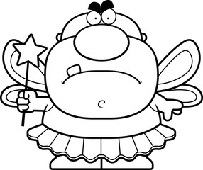 Cartoon Angry Tooth Fairy
