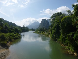 Fototapeta na wymiar Vang Vieng, Laos