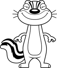 Sly Cartoon Chipmunk